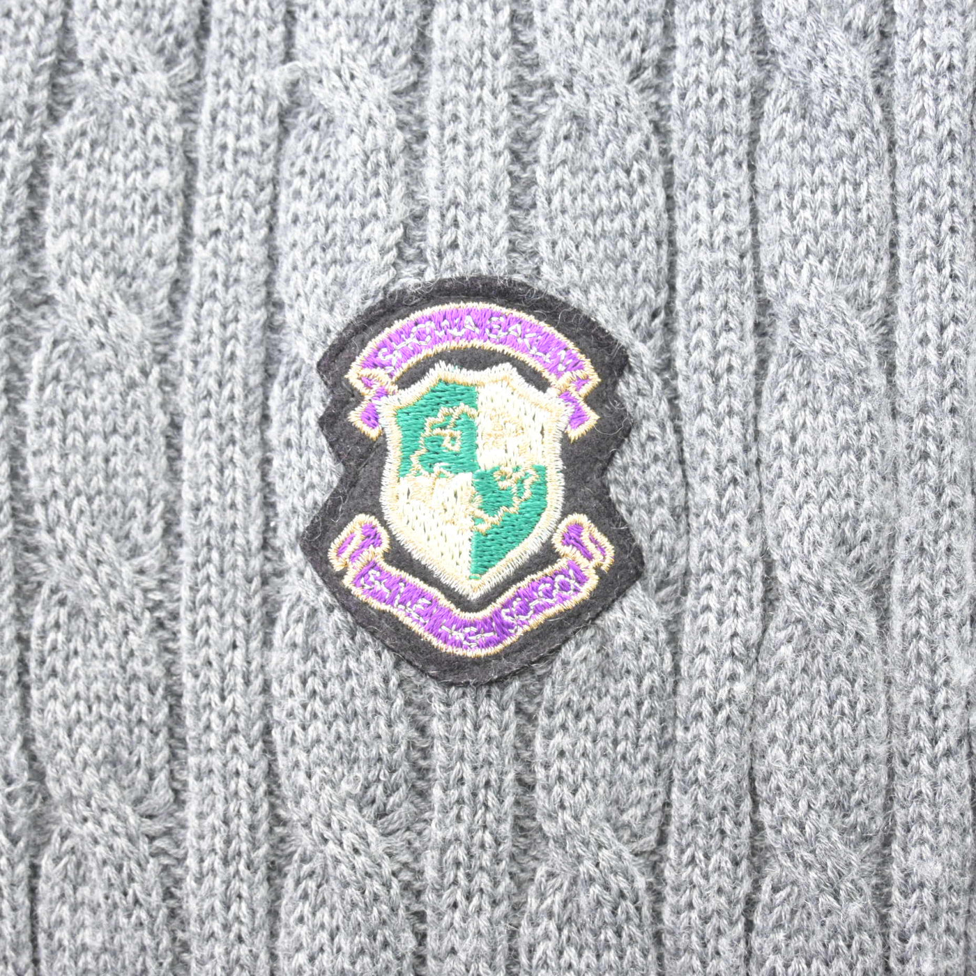 【中古】千葉県 昭和学院秀英高等学校 女子制服 2点 (ニットベスト・ニット) sf122037