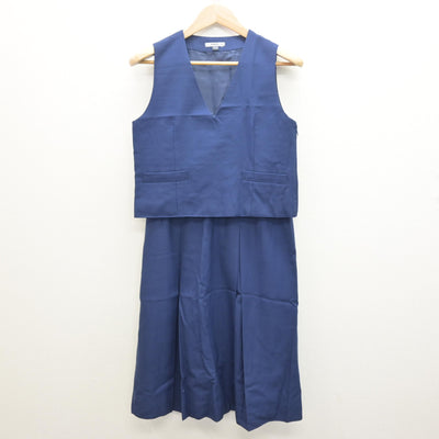 【中古】埼玉県 住吉中学校 女子制服 4点 (ブレザー・ベスト・スカート) sf122043