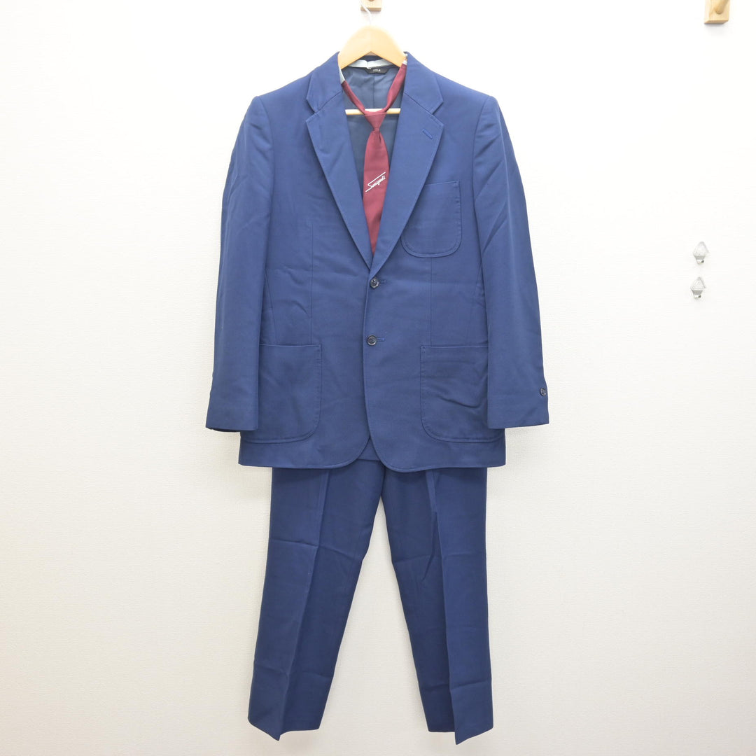 中古】埼玉県 住吉中学校 男子制服 5点 (ブレザー・ズボン・ズボン