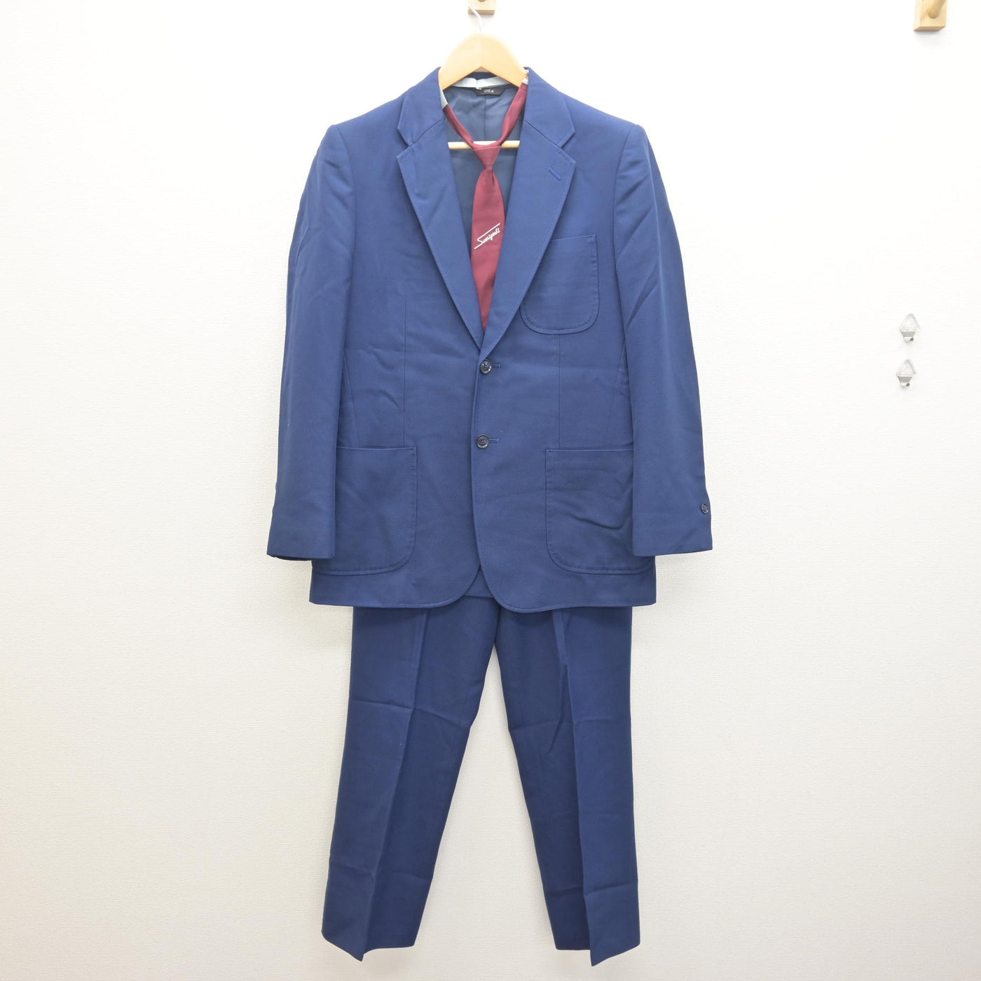 【中古】埼玉県 住吉中学校 男子制服 5点 (ブレザー・ズボン・ズボン) sf122048