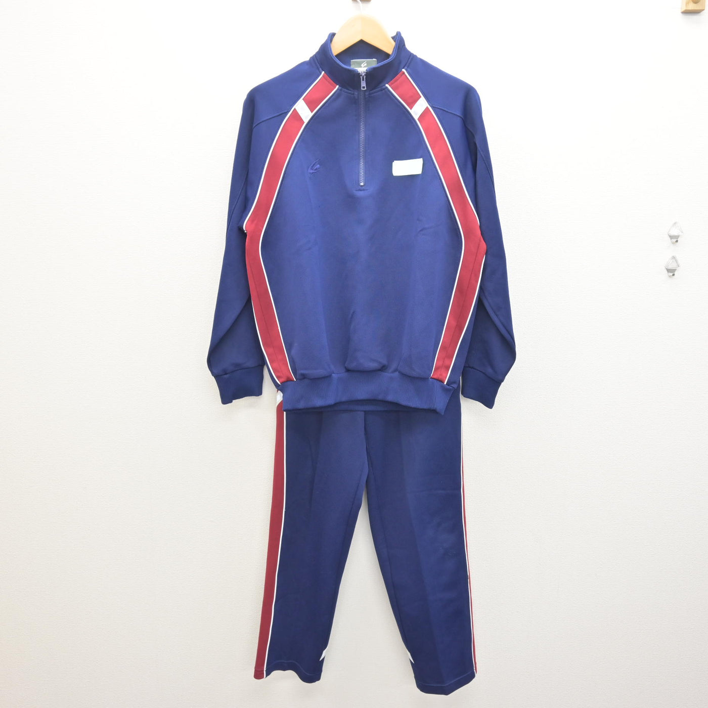 【中古】埼玉県 住吉中学校 男子制服 2点 (ジャージ 上・ジャージ 下) sf122049