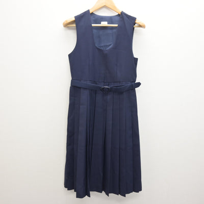 【中古】千葉県 東深井中学校 女子制服 3点 (セーラー服・ジャンパースカート) sf122054