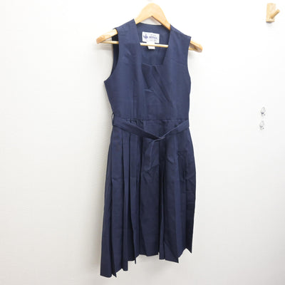 【中古】千葉県 東深井中学校 女子制服 1点 (ジャンパースカート) sf122056