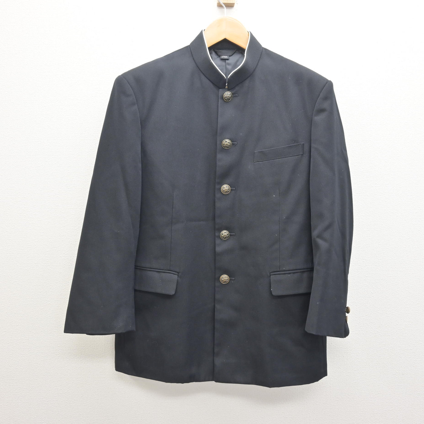 【中古】千葉県 東深井中学校 男子制服 3点 (学ラン・ズボン) sf122057