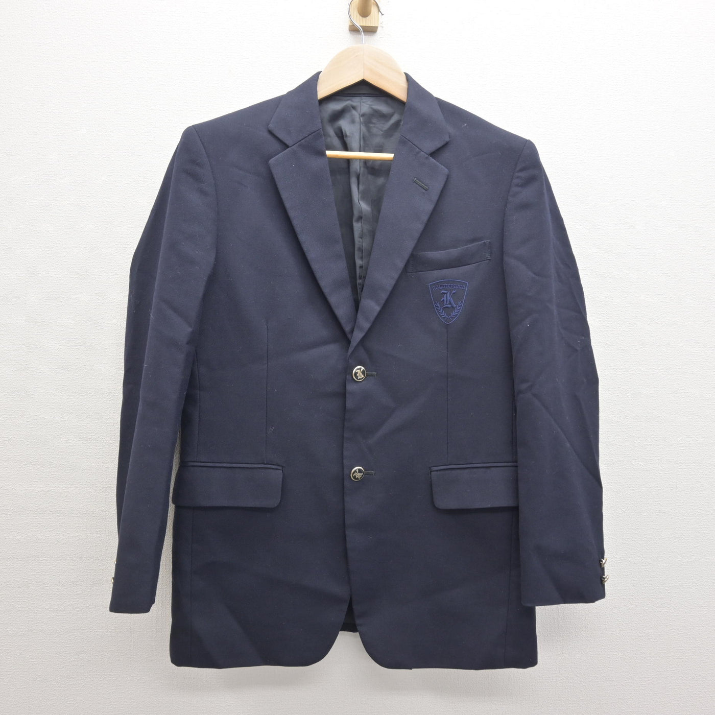 【中古】千葉県 流山北高等学校 男子制服 4点 (ブレザー・シャツ・ズボン) sf122058