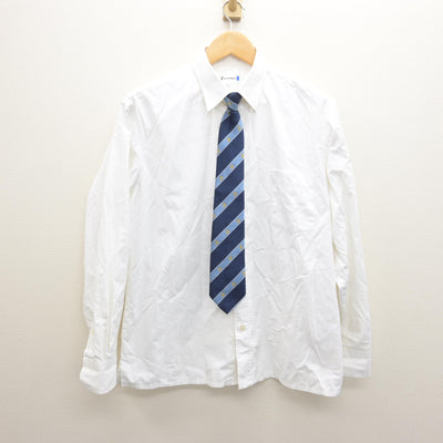 【中古】千葉県 流山北高等学校 男子制服 4点 (ブレザー・シャツ・ズボン) sf122058