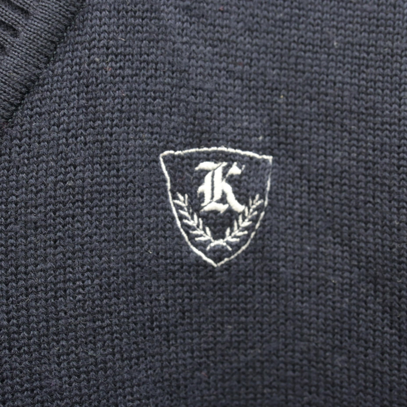 【中古】千葉県 流山北高等学校 男子制服 2点 (ニット・シャツ) sf122059