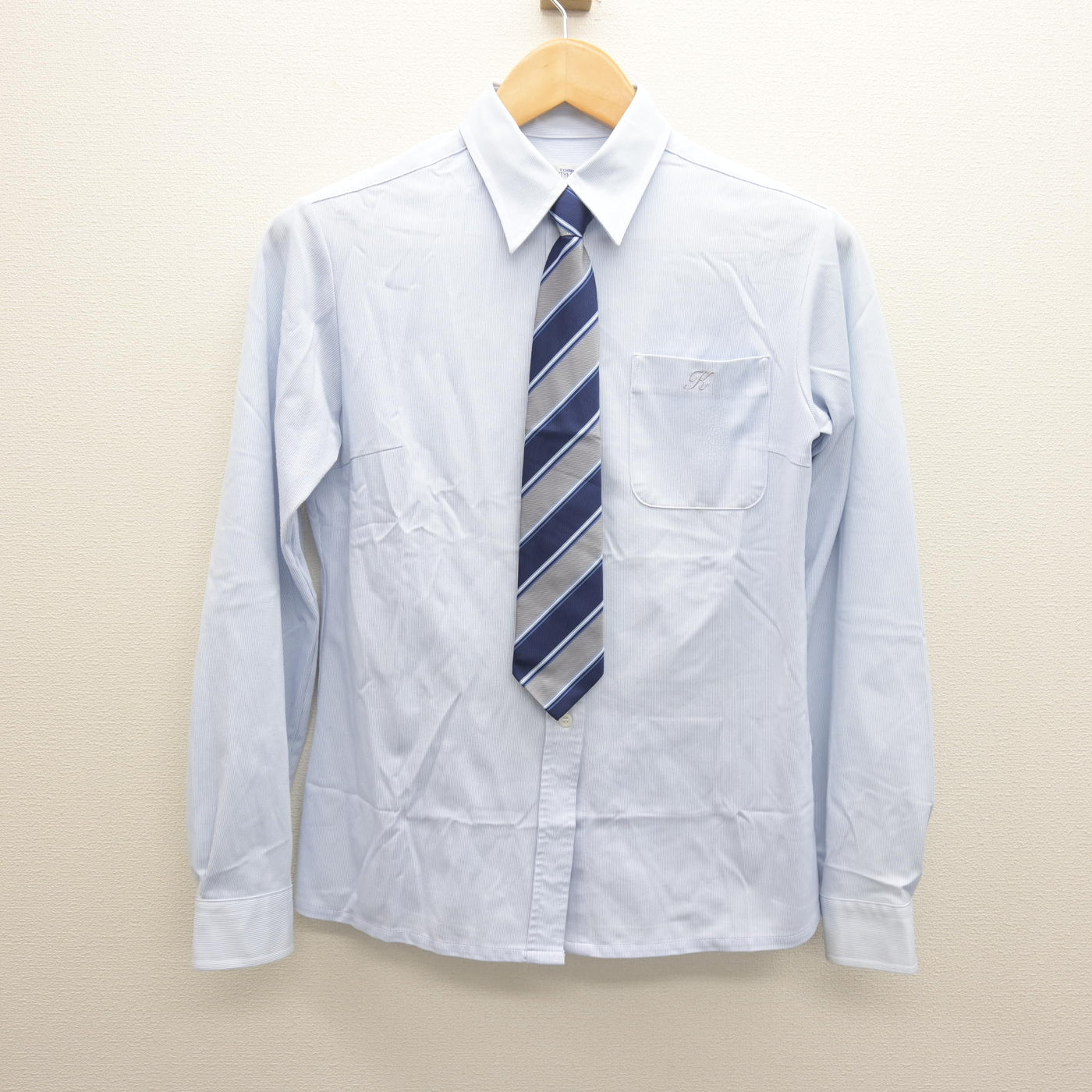 【中古】青森県 黒石高等学校 女子制服 4点 (ブレザー・シャツ・スカート) sf122064