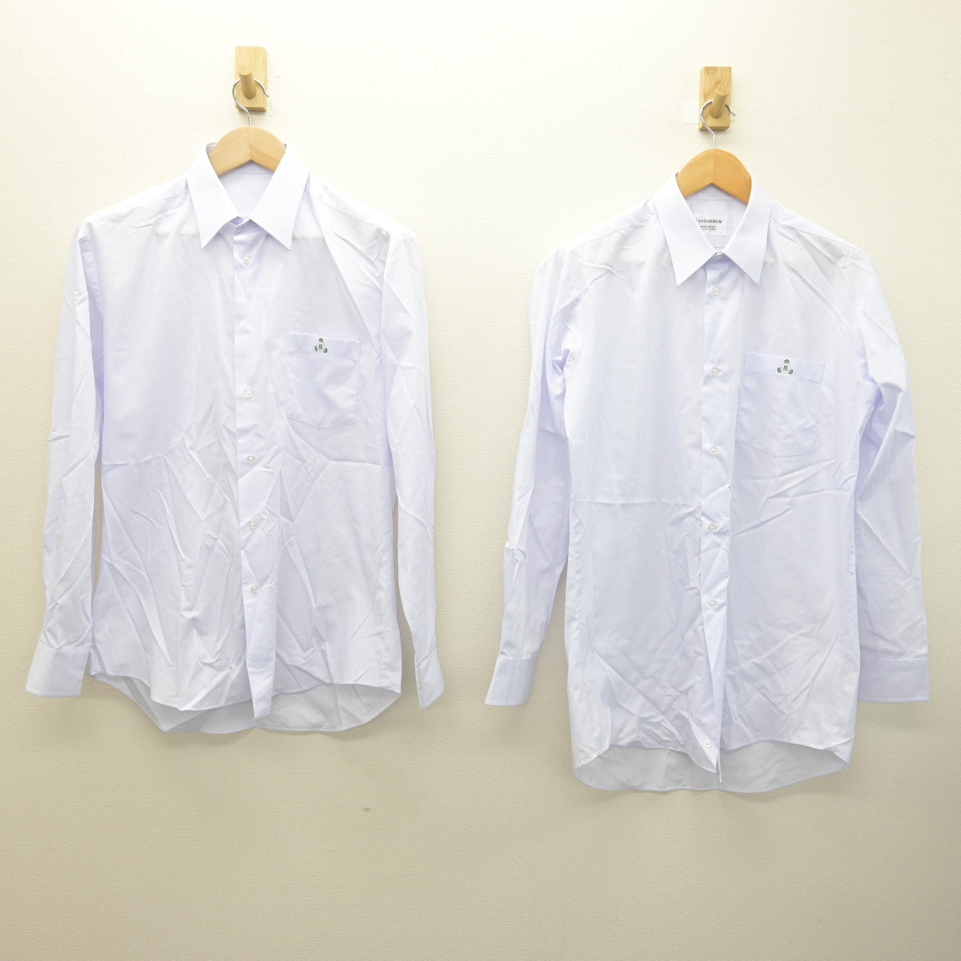 【中古】千葉県 松戸六実高等学校 男子制服 2点 (シャツ) sf122070