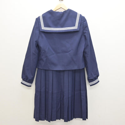 【中古】茨城県 常北中学校 女子制服 3点 (セーラー服・ジャンパースカート) sf122072