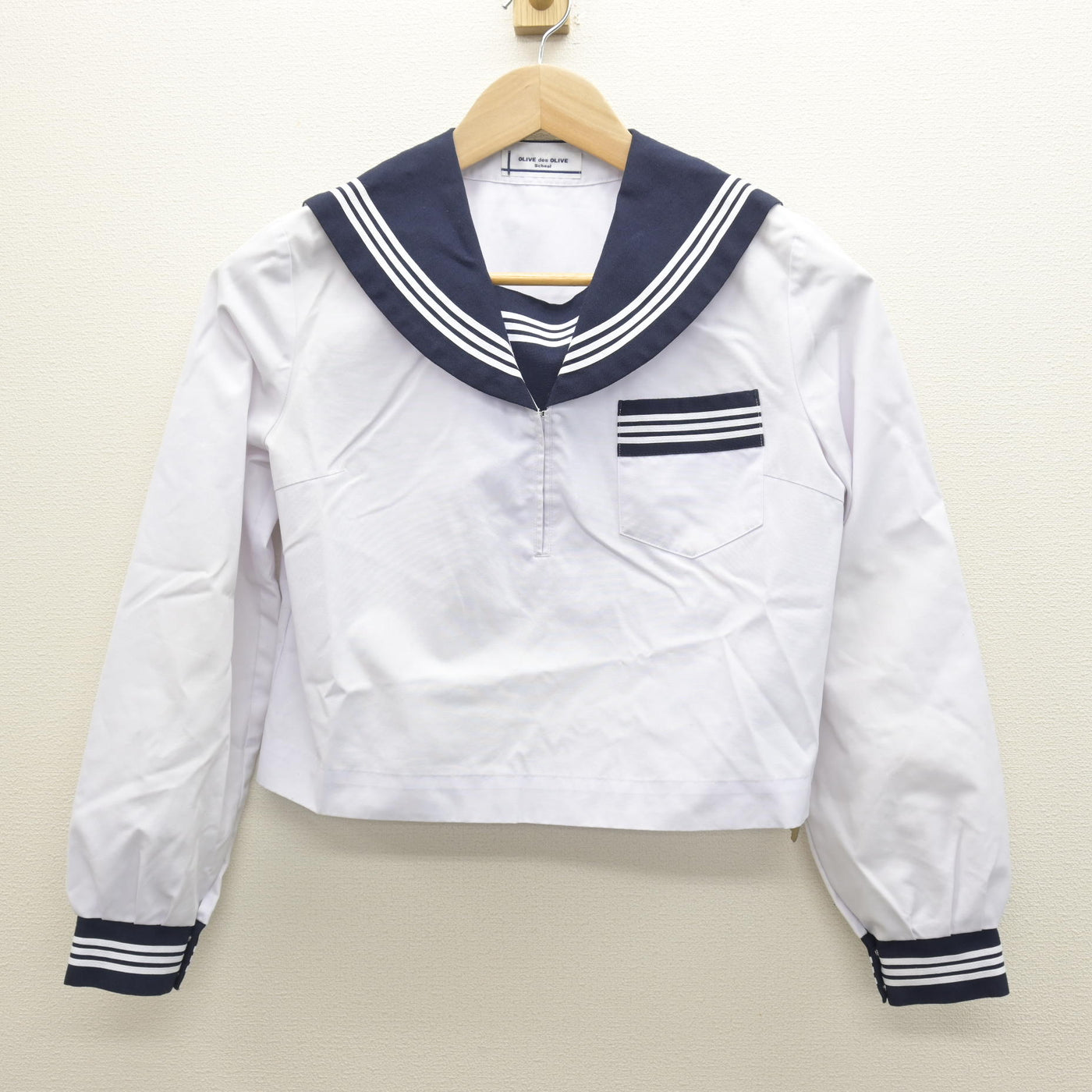 【中古】茨城県 常北中学校 女子制服 1点 (セーラー服) sf122073