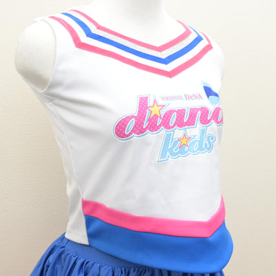 【中古】神奈川県 横浜DeNAベイスターズチアスクールユニフォーム 女子制服 2点 (チアユニフォーム 上・チアユニフォーム 上) sf122076