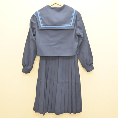【中古】北海道 花川中学校 女子制服 3点 (セーラー服・スカート) sf122079