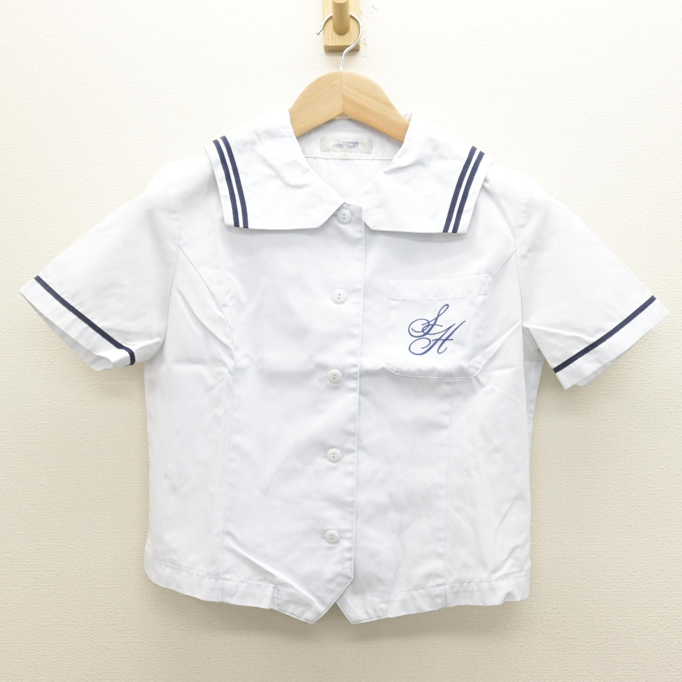 【中古】埼玉県 栄東中学校 女子制服 2点 (ブラウス) sf122086