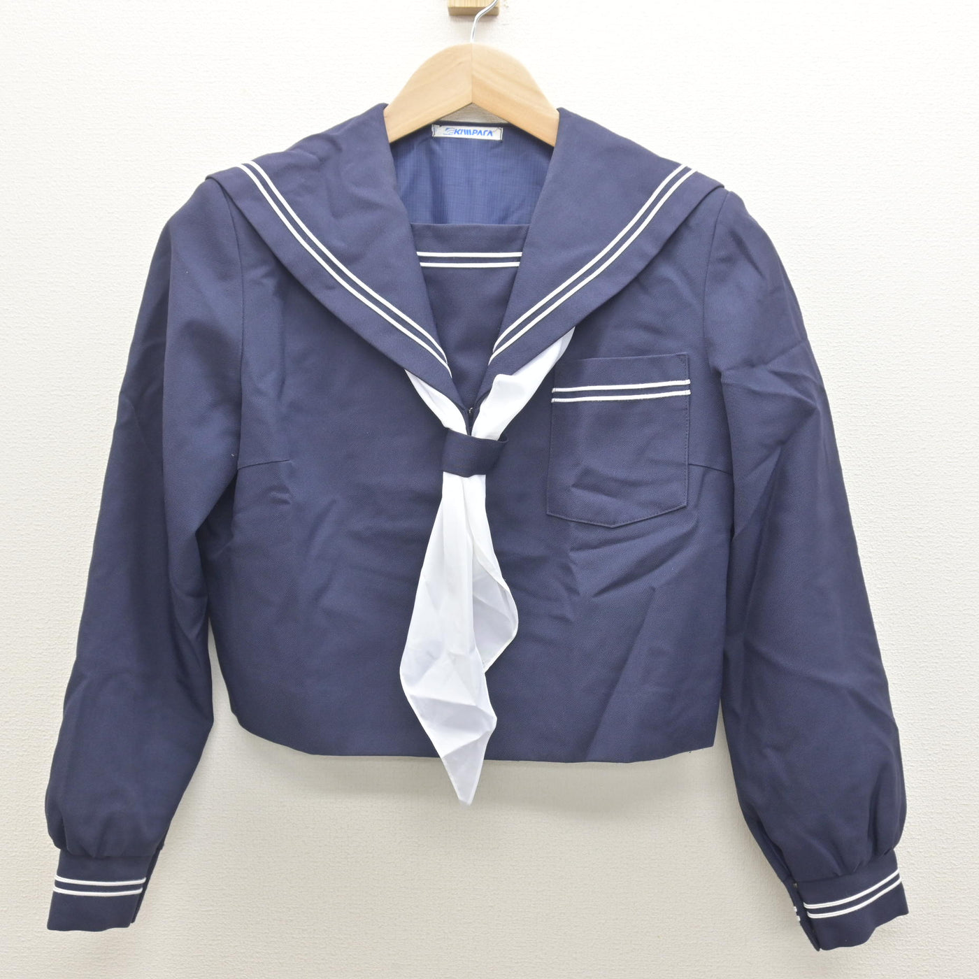【中古】静岡県 東陽中学校 女子制服 3点 (セーラー服・スカート) sf122088