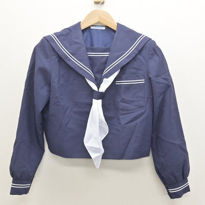 【中古】静岡県 東陽中学校 女子制服 3点 (セーラー服・スカート) sf122088