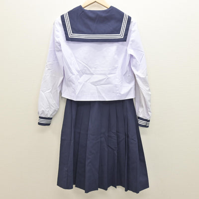 【中古】茨城県 常北中学校 女子制服 2点 (セーラー服・スカート) sf122091