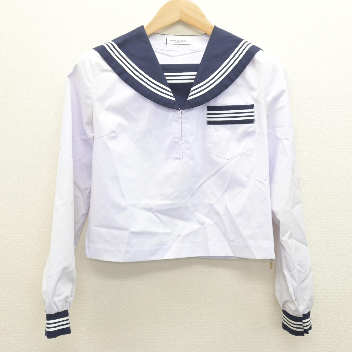【中古】茨城県 常北中学校 女子制服 2点 (セーラー服・スカート) sf122091