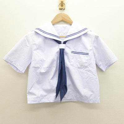 【中古】静岡県 東陽中学校 女子制服 3点 (セーラー服・スカート) sf122092