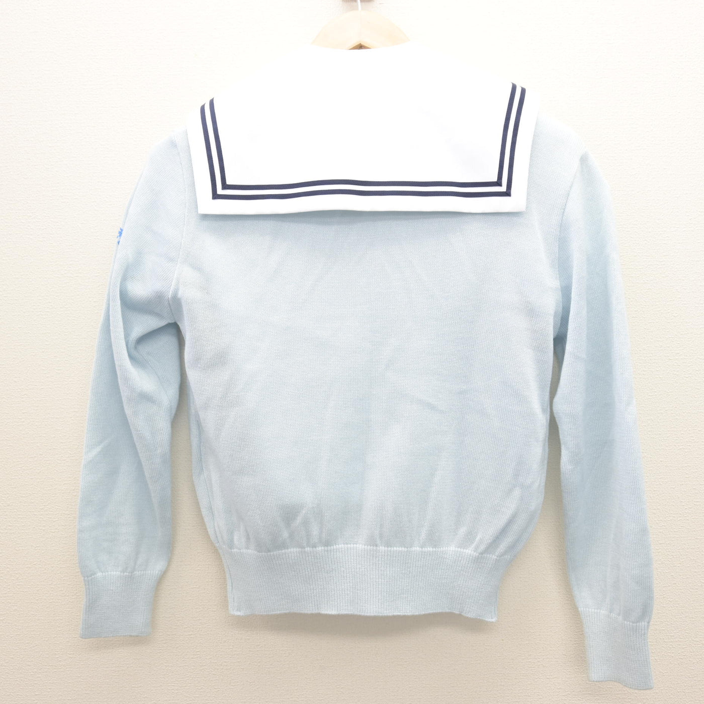 【中古】愛知県 聖霊中学校 女子制服 2点 (ニット・セーラー服) sf122112