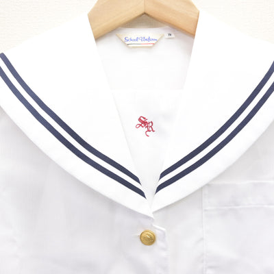 【中古】愛知県 聖霊中学校 女子制服 2点 (ニット・セーラー服) sf122112