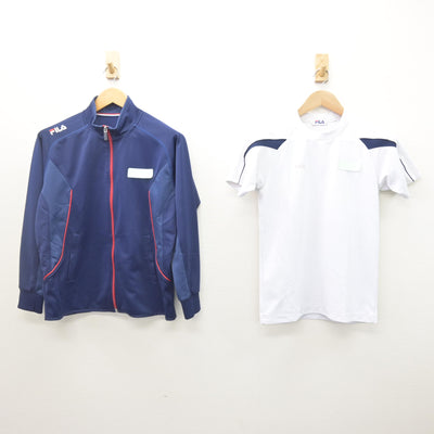 【中古】東京都 落合第二中学校 女子制服 3点 (ジャージ 上・体操服 上・ジャージ 下) sf122121