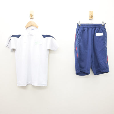 【中古】東京都 落合第二中学校 女子制服 2点 (体操服 上・体操服 下) sf122122