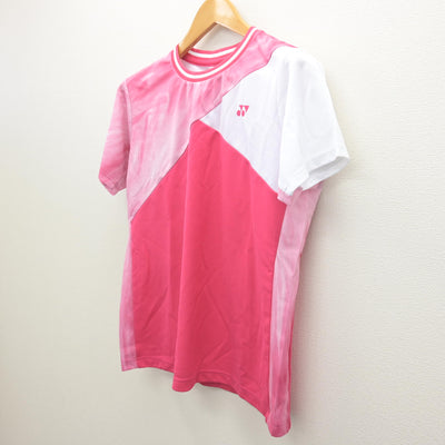 【中古】福岡県 柳南中学校/テニス部ユニフォーム 女子制服 1点 (部活ユニフォーム 上) sf122126