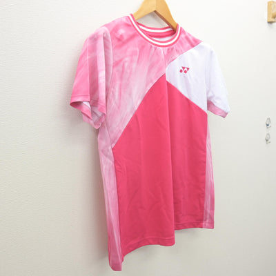 【中古】福岡県 柳南中学校/テニス部ユニフォーム 女子制服 1点 (部活ユニフォーム 上) sf122126