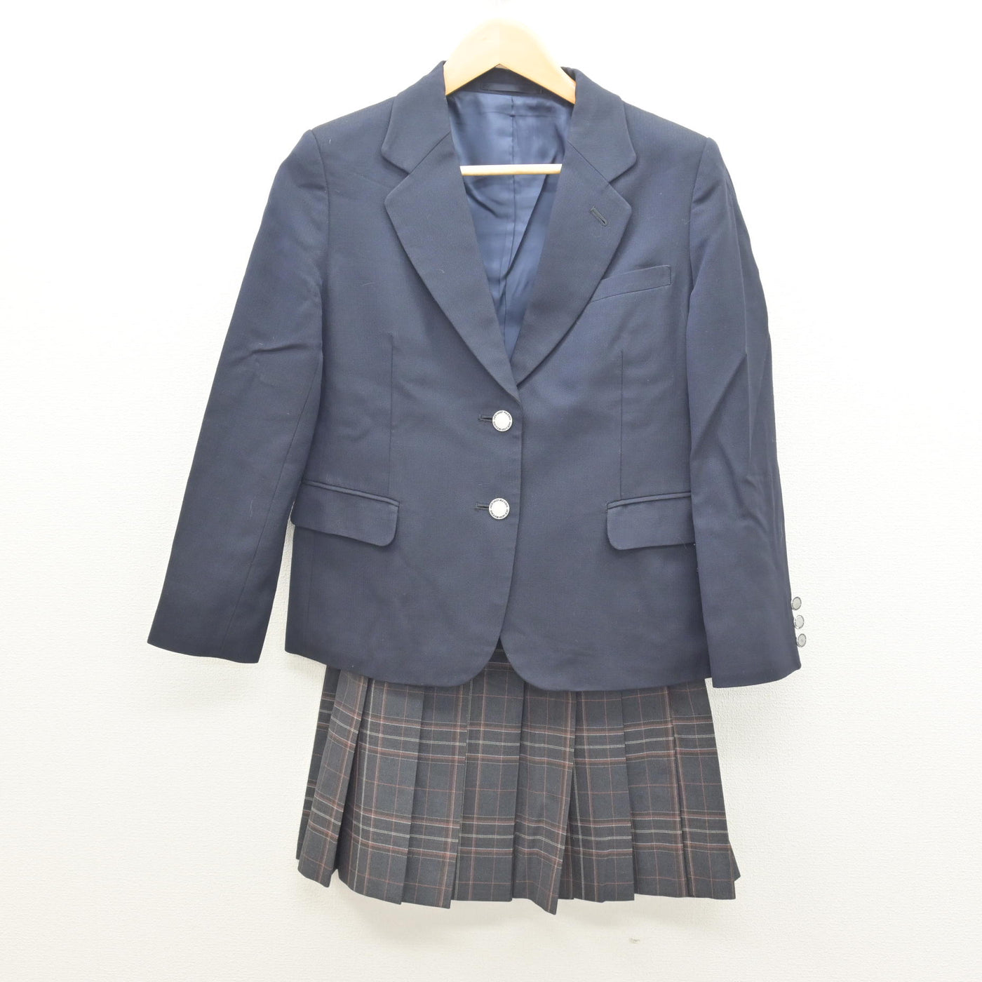 【中古】東京都 大智学園高等学校 女子制服 2点 (ブレザー・スカート) sf122127