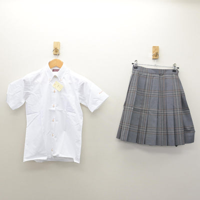 【中古】東京都 大智学園高等学校 女子制服 3点 (シャツ・スカート) sf122128