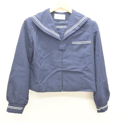【中古】静岡県 東陽中学校 女子制服 2点 (セーラー服) sf122129