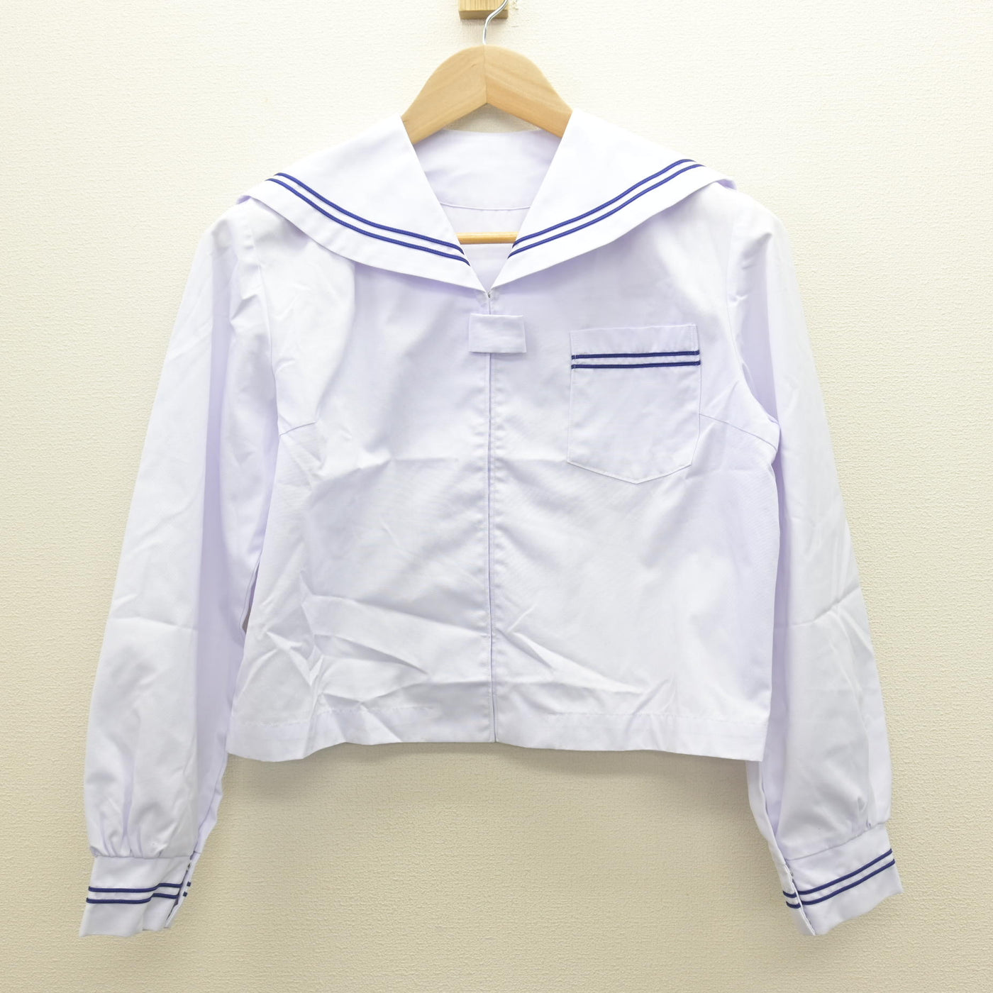 【中古】静岡県 東陽中学校 女子制服 2点 (セーラー服) sf122129