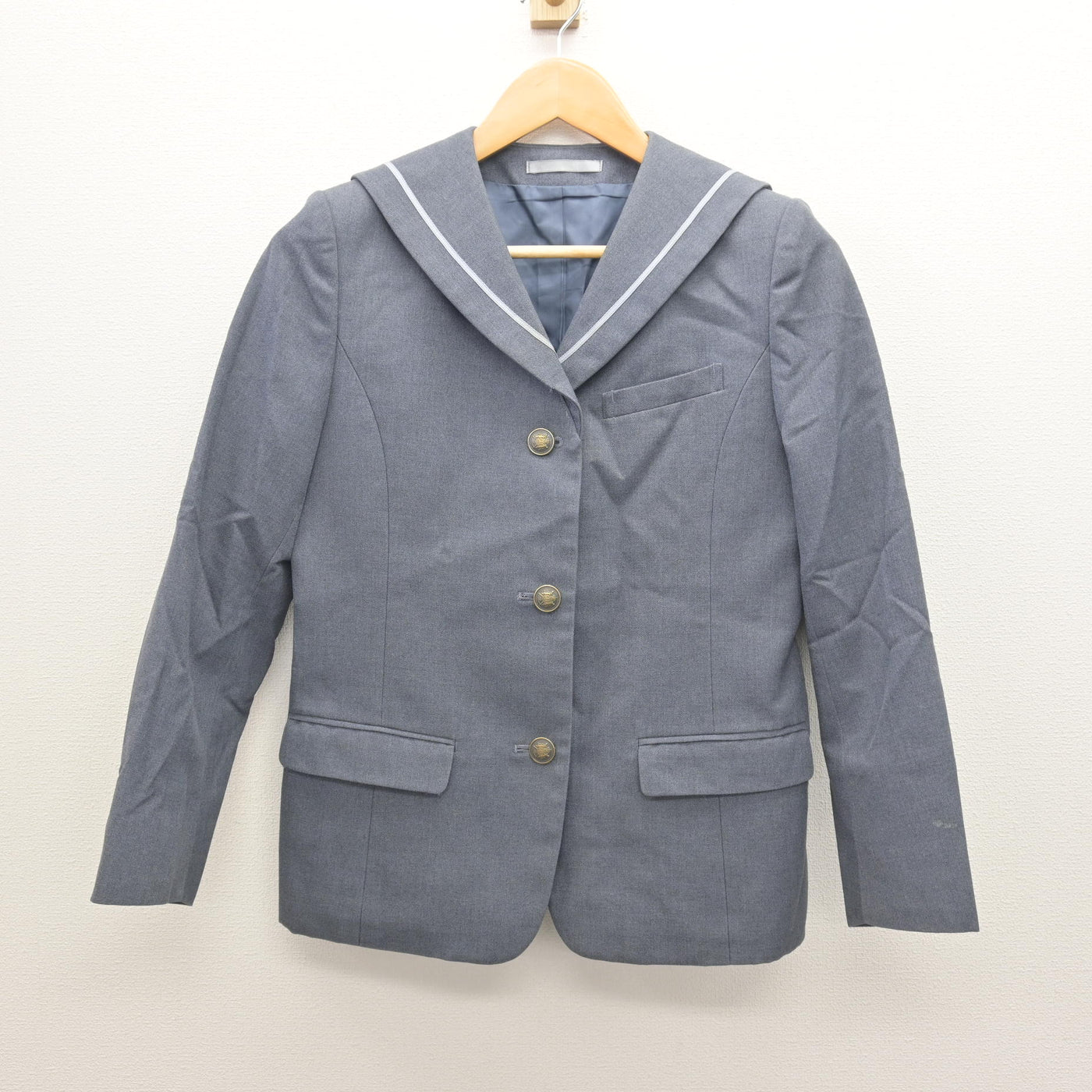 【中古】埼玉県 笹目中学校 女子制服 3点 (ブレザー・スカート・スカート) sf122131