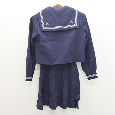 【中古】東京都 小松川高等学校 女子制服 3点 (セーラー服・ジャンパースカート) sf122133