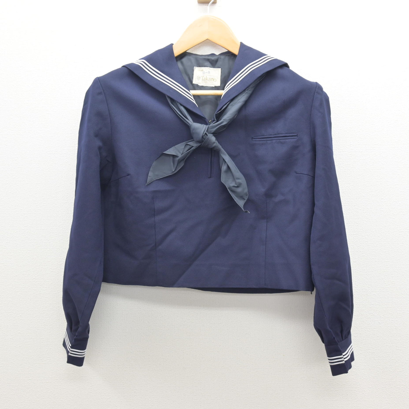 【中古】東京都 小松川高等学校 女子制服 3点 (セーラー服・ジャンパースカート) sf122133