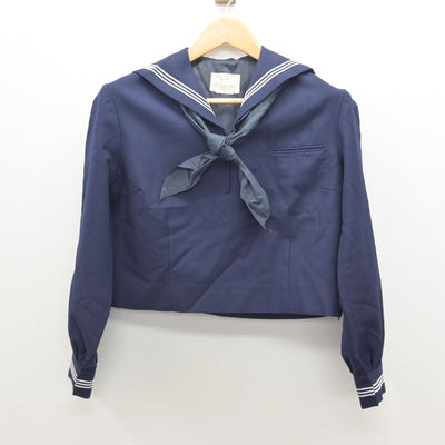 【中古】東京都 小松川高等学校 女子制服 3点 (セーラー服・ジャンパースカート) sf122133