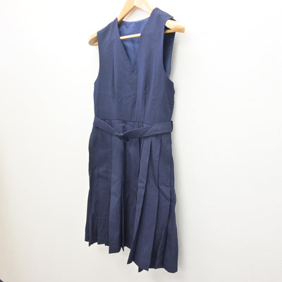 【中古】東京都 小松川高等学校 女子制服 1点 (ジャンパースカート) sf122134
