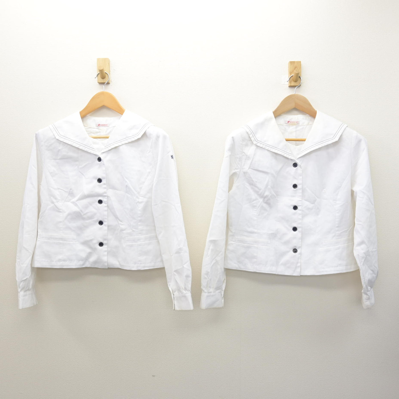 【中古】大分県 楊志館高等学校 女子制服 3点 (ブラウス・スカート) sf122136