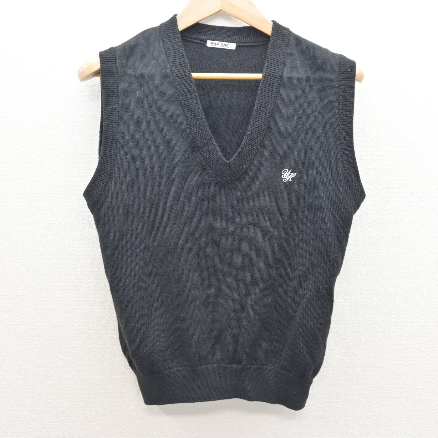 【中古】大分県 楊志館高等学校 女子制服 2点 (ニットベスト・シャツ) sf122137