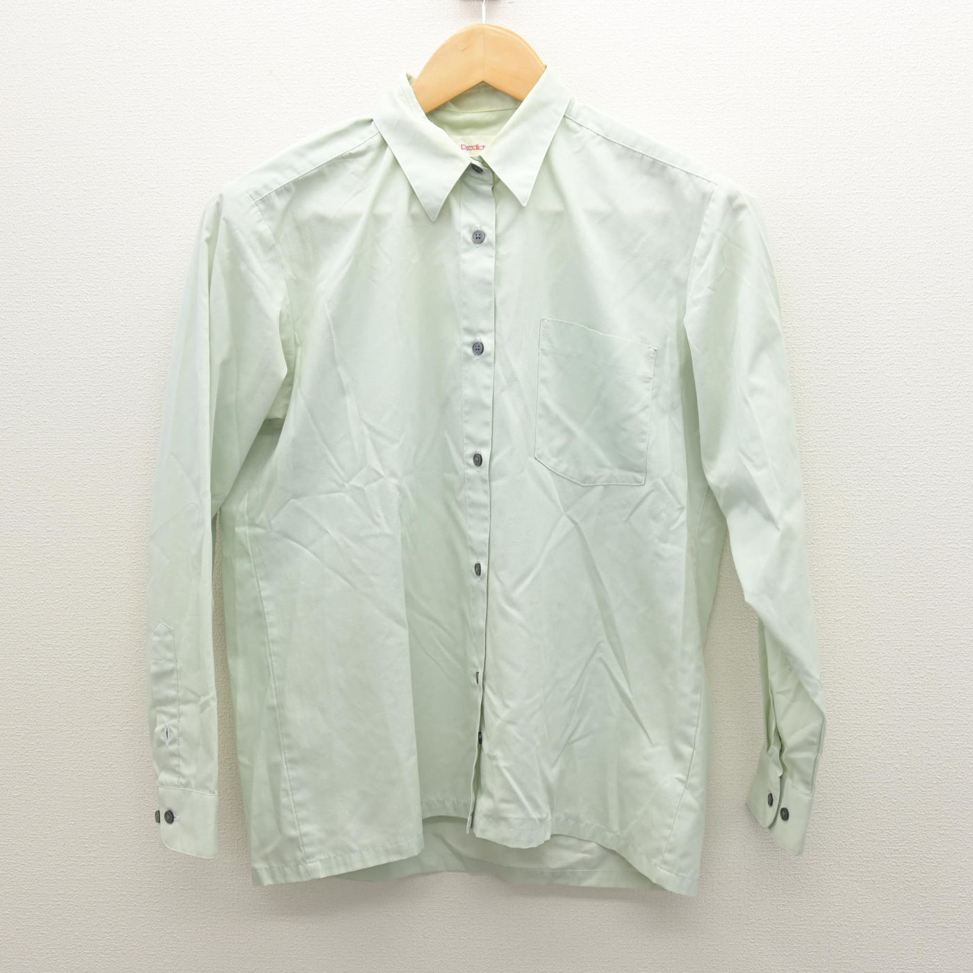 【中古】大分県 楊志館高等学校 女子制服 2点 (ニットベスト・シャツ) sf122137