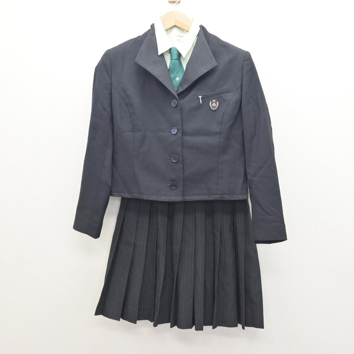 中古】大分県 楊志館高等学校 女子制服 4点 (ブレザー・シャツ