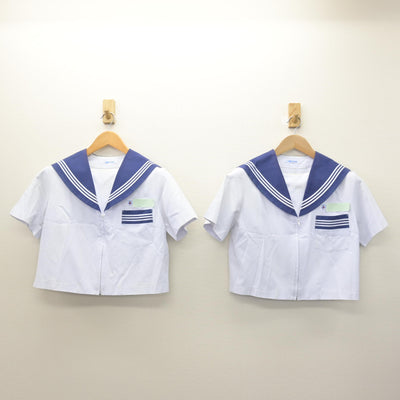 【中古】大分県 大東中学校 女子制服 3点 (セーラー服・スカート) sf122139