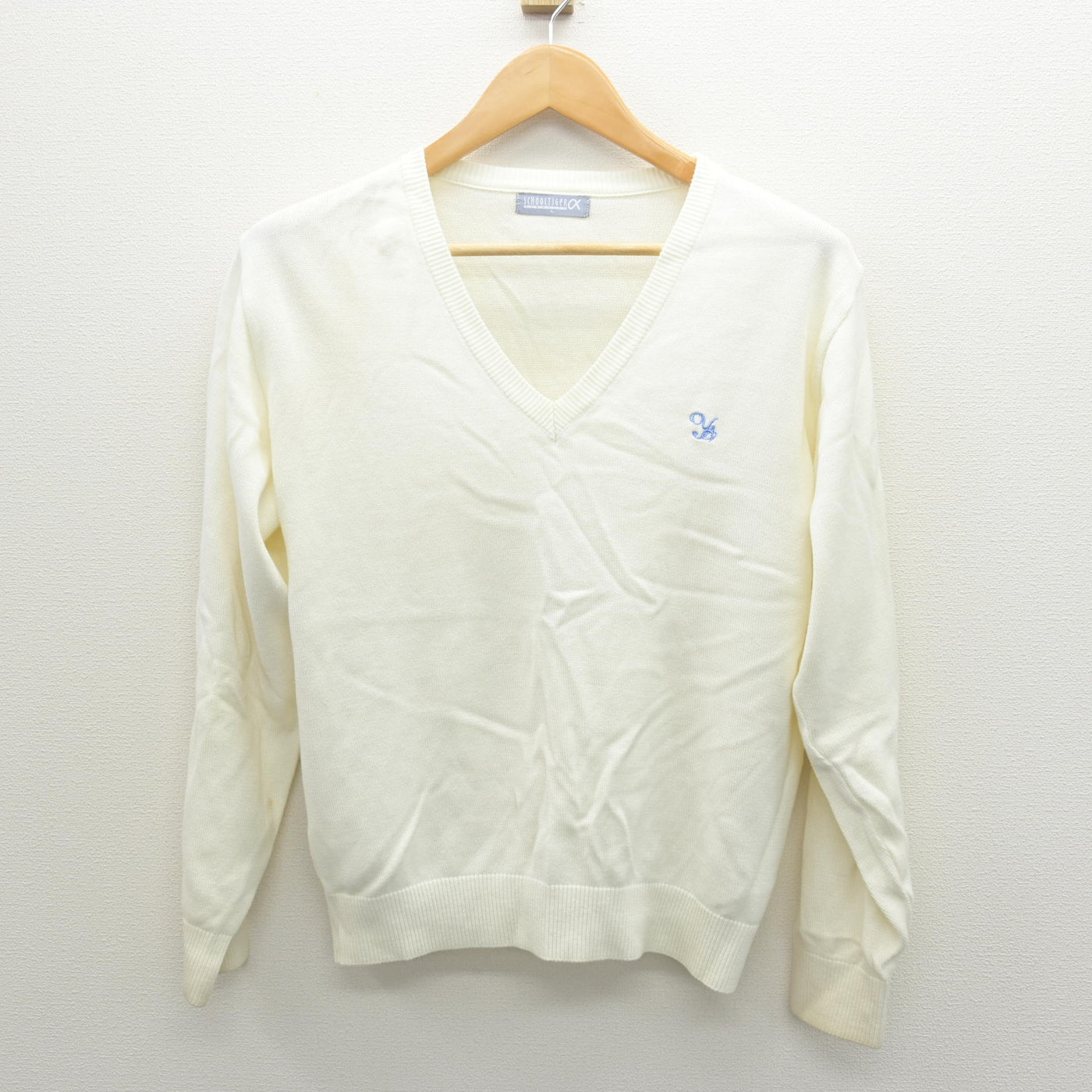 【中古】東京都 八雲学園中学校高等学校 女子制服 3点 (ニット・シャツ) sf122142