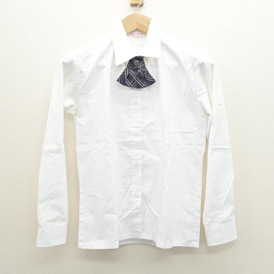 【中古】東京都 八雲学園中学校高等学校 女子制服 3点 (ニット・シャツ) sf122142