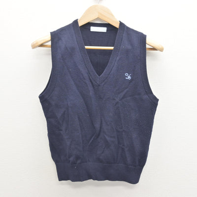 【中古】東京都 八雲学園中学校高等学校 女子制服 3点 (ニットベスト・シャツ) sf122143