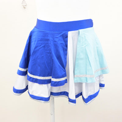 【中古】神奈川県 横浜DeNAベイスターズチアスクールユニフォーム 女子制服 3点 (チアユニフォーム 上・チアユニフォーム 下・その他アイテム) sf122151