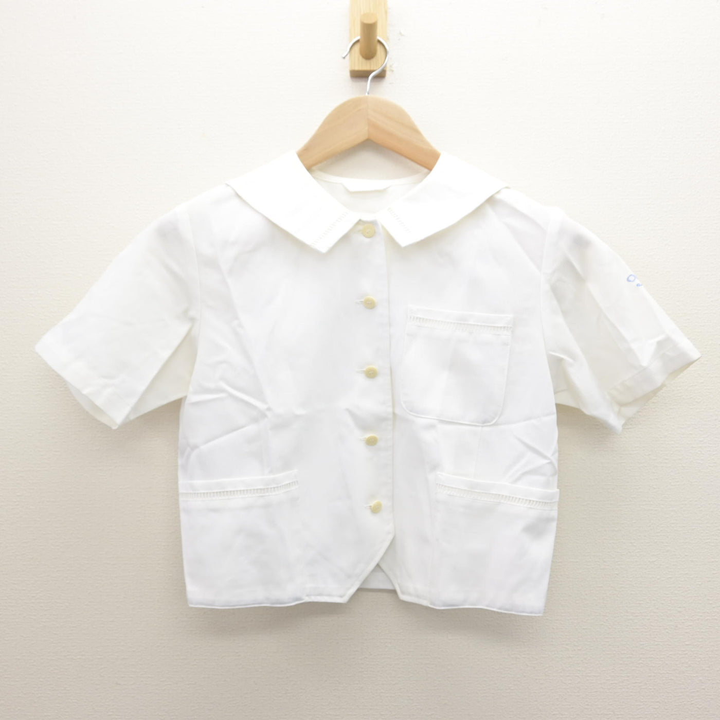 【中古】東京都 八雲学園中学校高等学校 女子制服 2点 (シャツ・スカート) sf122153