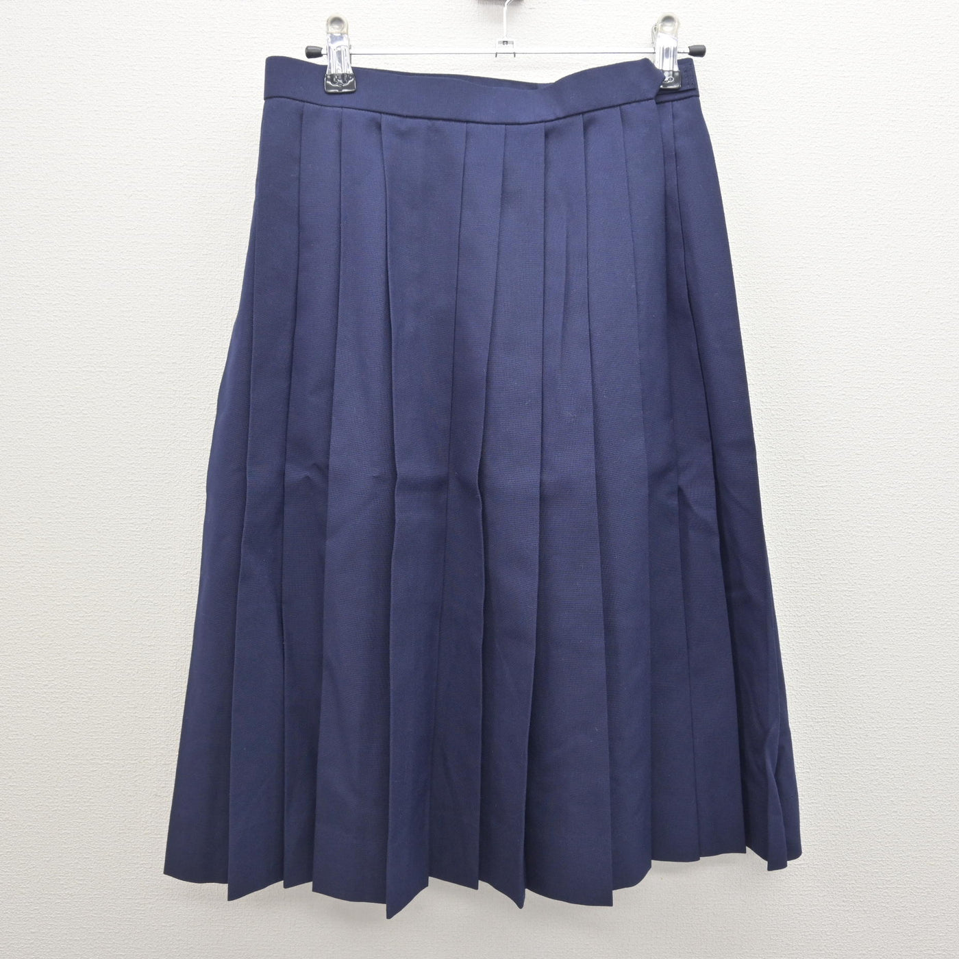 【中古】茨城県 笠間中学校 女子制服 2点 (シャツ・スカート) sf122161