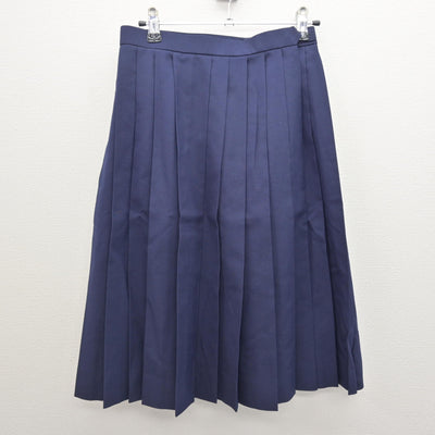 【中古】茨城県 笠間中学校 女子制服 2点 (シャツ・スカート) sf122161